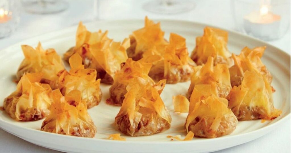 Chestnut, Cranberry, and Brie Parcels