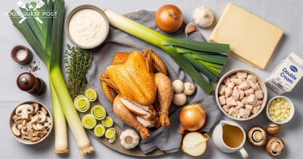 Essential Ingredients to Make Mary Berry Chicken Leek Pie