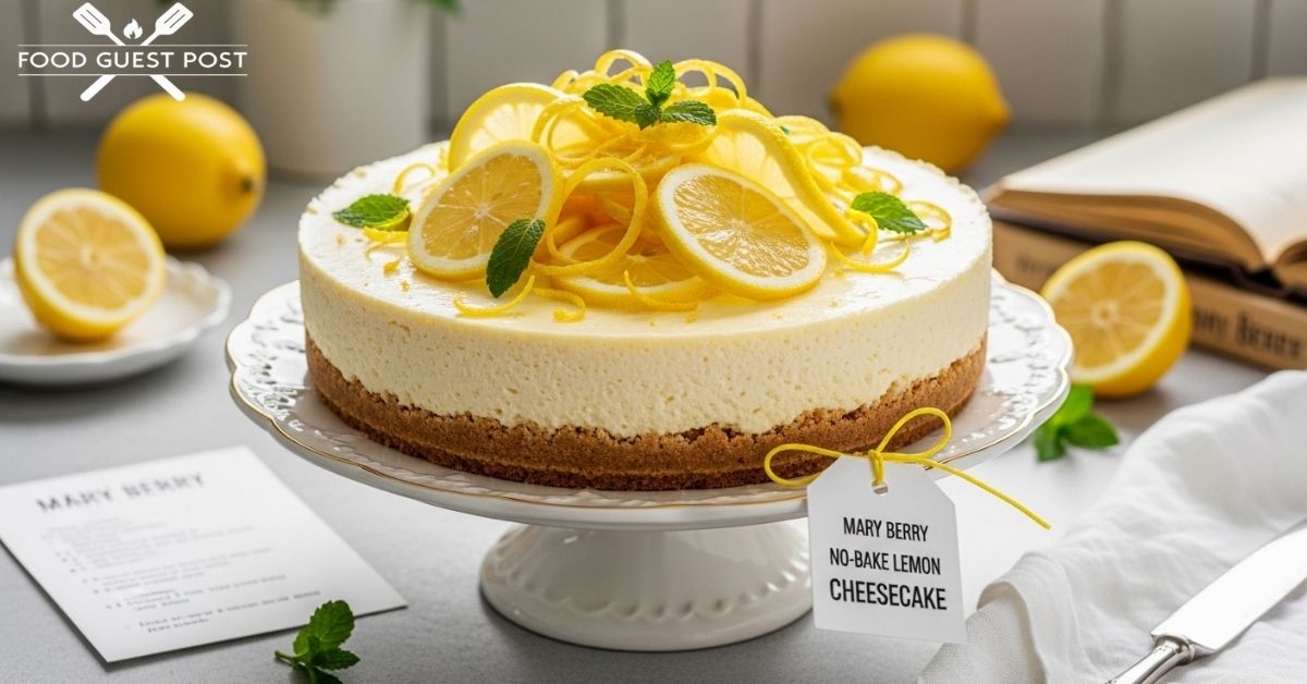 Mary Berry No-Bake Lemon Cheesecake Recipe
