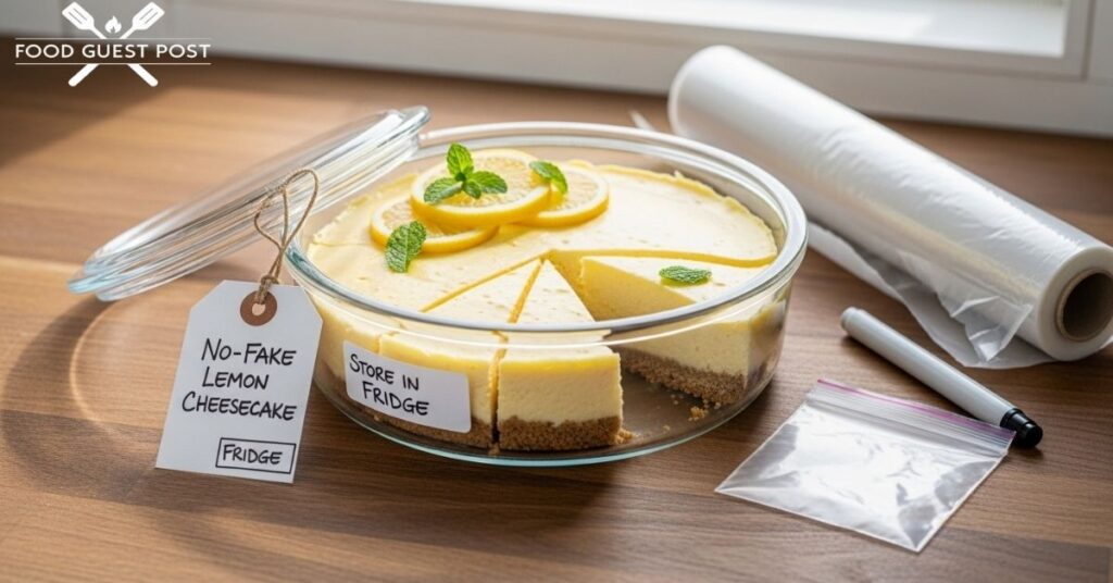 Storing Mary Berry No-Bake Lemon Cheesecake the Right Way